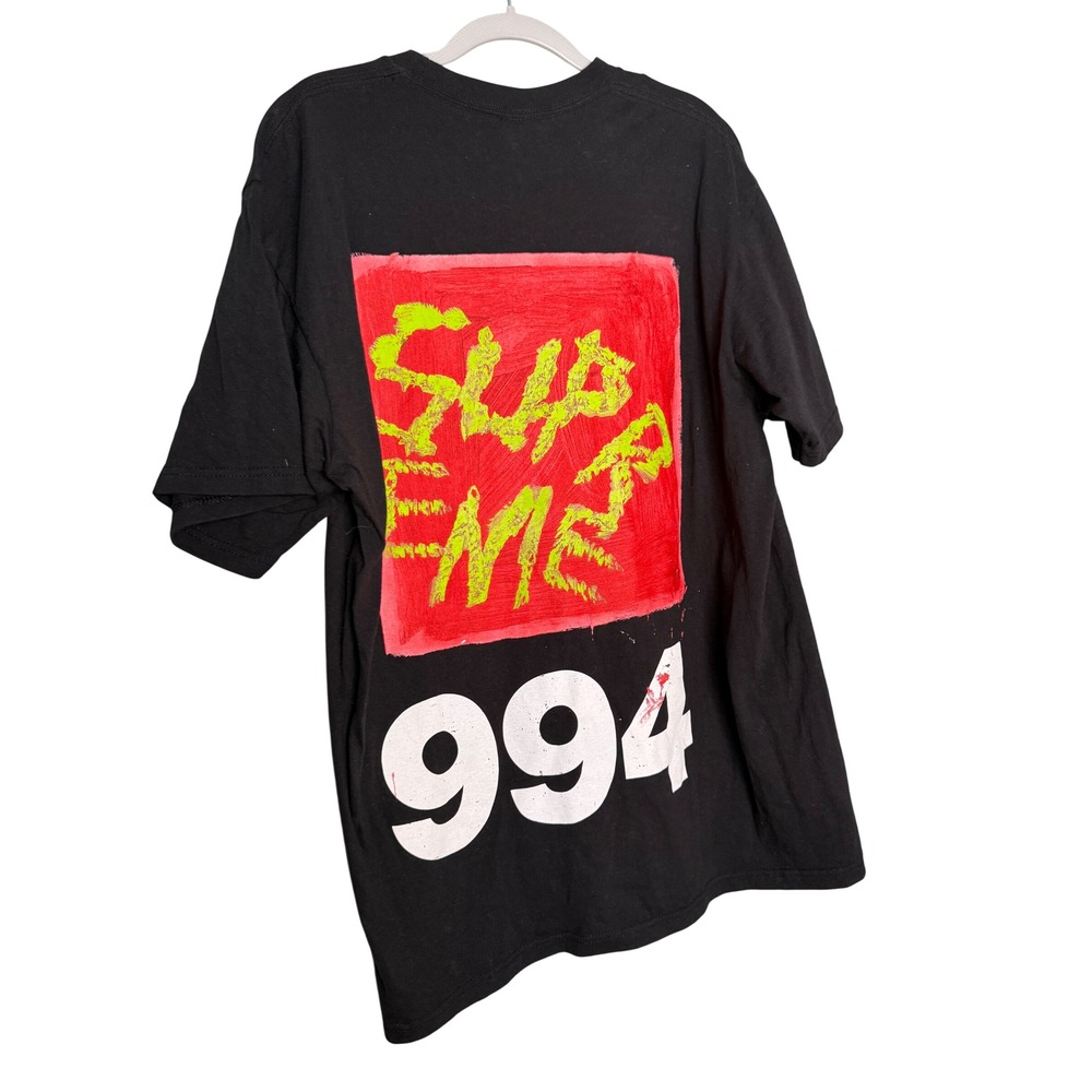 Supreme Paint Logo‎ Tee in black